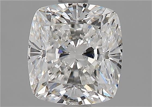 Foto Diamante Natural 1.51 quilates, Del cojín , Color F, claridad SI1 y certificado GIA de