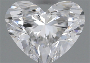 Picture of Natural Diamond 0.50 Carats, Heart with  Cut, E Color, SI2 Clarity and Certified by GIA