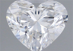Picture of Natural Diamond 0.40 Carats, Heart with  Cut, F Color, VVS1 Clarity and Certified by GIA