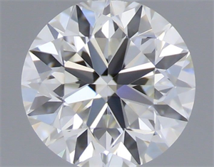 Picture of Natural Diamond 0.40 Carats, Round with Very Good Cut, I Color, VVS2 Clarity and Certified by GIA