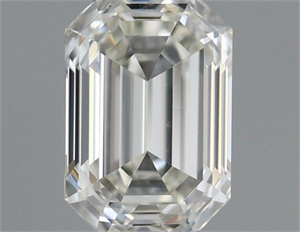 Foto Diamante Natural 0.43 quilates, Asscher , Color J, claridad IF y certificado GIA de