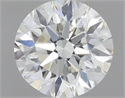 Diamante Natural 0.50 quilates, Redondo , Color J, claridad VVS1 y certificado GIA