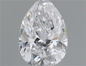 Picture of Natural Diamond 0.50 Carats, Pear with  Cut, D Color, VS1 Clarity and Certified by GIA