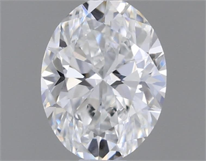 Picture of Natural Diamond 0.40 Carats, Oval with  Cut, E Color, VVS1 Clarity and Certified by GIA