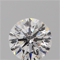 Natural Diamond 0.46 Carats, Round with Excellent Cut, E Color, SI1 Clarity and Certified by GIA
