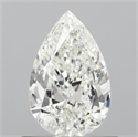 Natural Diamond 0.70 Carats, Pear with  Cut, I Color, I1 Clarity and Certified by GIA