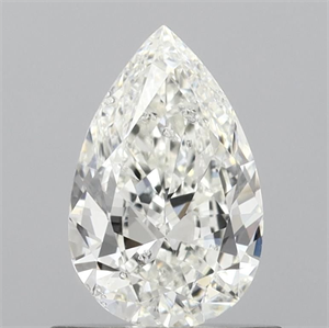 Picture of Natural Diamond 0.70 Carats, Pear with  Cut, I Color, I1 Clarity and Certified by GIA
