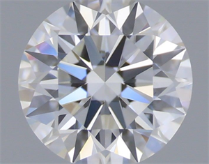 Picture of Natural Diamond 0.40 Carats, Round with Excellent Cut, H Color, VS2 Clarity and Certified by GIA