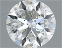 Natural Diamond 0.40 Carats, Round with Very Good Cut, J Color, SI1 Clarity and Certified by GIA