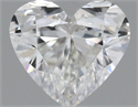 Natural Diamond 0.41 Carats, Heart with  Cut, H Color, VS2 Clarity and Certified by GIA