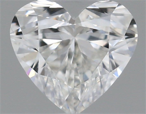 Picture of Natural Diamond 0.41 Carats, Heart with  Cut, H Color, VS2 Clarity and Certified by GIA