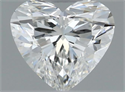 Natural Diamond 0.41 Carats, Heart with  Cut, H Color, VVS1 Clarity and Certified by GIA