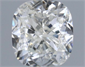 Natural Diamond 0.50 Carats, Cushion with  Cut, I Color, VS1 Clarity and Certified by GIA