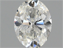 Natural Diamond 0.50 Carats, Oval with  Cut, H Color, VS1 Clarity and Certified by GIA