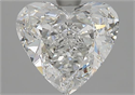 Natural Diamond 1.70 Carats, Heart with  Cut, F Color, VS2 Clarity and Certified by GIA
