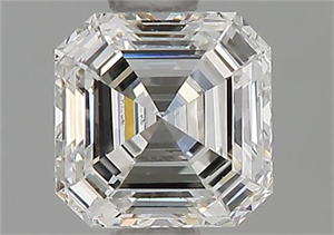 Foto Diamante Natural 0.70 quilates, Asscher , Color H, claridad VS1 y certificado GIA de