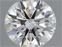 Natural Diamond 0.50 Carats, Round with Excellent Cut, H Color, VS2 Clarity and Certified by GIA