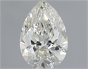 Diamante Natural 0.41 quilates, De pera , Color I, claridad IF y certificado GIA