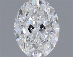 Foto Diamante Natural 0.41 quilates, Ovalado , Color E, claridad VVS1 y certificado GIA de