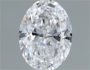 Picture of Natural Diamond 0.42 Carats, Oval with  Cut, D Color, VVS1 Clarity and Certified by GIA