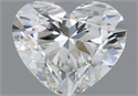Natural Diamond 0.41 Carats, Heart with  Cut, H Color, VVS2 Clarity and Certified by GIA