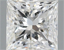 Natural Diamond 0.42 Carats, Princess with  Cut, J Color, VS1 Clarity and Certified by GIA