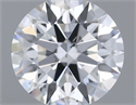 Diamante Natural 0.44 quilates, Redondo , Color F, claridad SI1 y certificado GIA