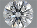 Diamante Natural 0.41 quilates, Redondo , Color I, claridad IF y certificado GIA