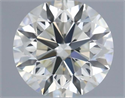Natural Diamond 0.50 Carats, Round with Very Good Cut, L Color, VS1 Clarity and Certified by GIA