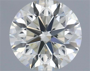 Picture of Natural Diamond 0.50 Carats, Round with Very Good Cut, L Color, VS1 Clarity and Certified by GIA
