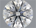 Diamante Natural 0.50 quilates, Redondo , Color I, claridad VS2 y certificado GIA