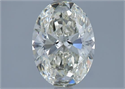 Natural Diamond 1.50 Carats, Oval with  Cut, K Color, VS2 Clarity and Certified by GIA