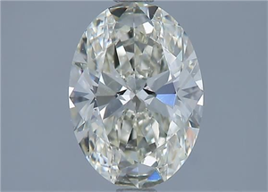Picture of Natural Diamond 1.50 Carats, Oval with  Cut, K Color, VS2 Clarity and Certified by GIA