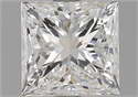 Natural Diamond 1.95 Carats, Princess with  Cut, H Color, VS2 Clarity and Certified by GIA