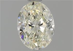 Picture of Natural Diamond 0.80 Carats, Oval with  Cut, L Color, SI1 Clarity and Certified by GIA