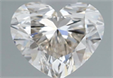 Natural Diamond 0.51 Carats, Heart with  Cut, L Color, VVS1 Clarity and Certified by GIA