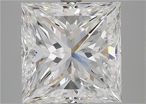 Foto Diamante Natural 5.01 quilates, Princesa , Color D, claridad VS1 y certificado GIA de