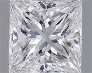 Foto Diamante Natural 0.50 quilates, Princesa , Color D, claridad VS1 y certificado GIA de