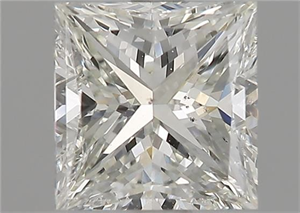 Picture of Natural Diamond 1.74 Carats, Princess with  Cut, I Color, VS2 Clarity and Certified by GIA