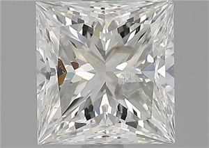Picture of Natural Diamond 1.76 Carats, Princess with  Cut, I Color, I1 Clarity and Certified by GIA