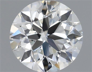 Picture of Natural Diamond 0.50 Carats, Round with Very Good Cut, H Color, VVS1 Clarity and Certified by GIA