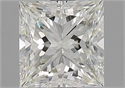 Natural Diamond 1.52 Carats, Princess with  Cut, I Color, VS2 Clarity and Certified by GIA