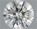 Natural Diamond 0.45 Carats, Round with Excellent Cut, J Color, VS1 Clarity and Certified by GIA