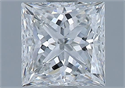 Natural Diamond 0.93 Carats, Princess with  Cut, F Color, VS1 Clarity and Certified by GIA
