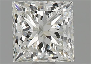 Foto Diamante Natural 0.92 quilates, Princesa , Color I, claridad VVS2 y certificado GIA de