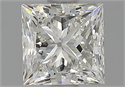 Natural Diamond 0.90 Carats, Princess with  Cut, J Color, VVS1 Clarity and Certified by GIA