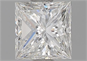 Diamante Natural 0.80 quilates, Princesa , Color G, claridad VVS1 y certificado GIA