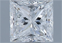 Diamante Natural 0.83 quilates, Princesa , Color F, claridad VVS2 y certificado GIA