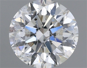 Picture of Natural Diamond 0.81 Carats, Round with Excellent Cut, G Color, I1 Clarity and Certified by GIA