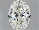 Natural Diamond 3.01 Carats, Oval with  Cut, J Color, SI2 Clarity and Certified by GIA